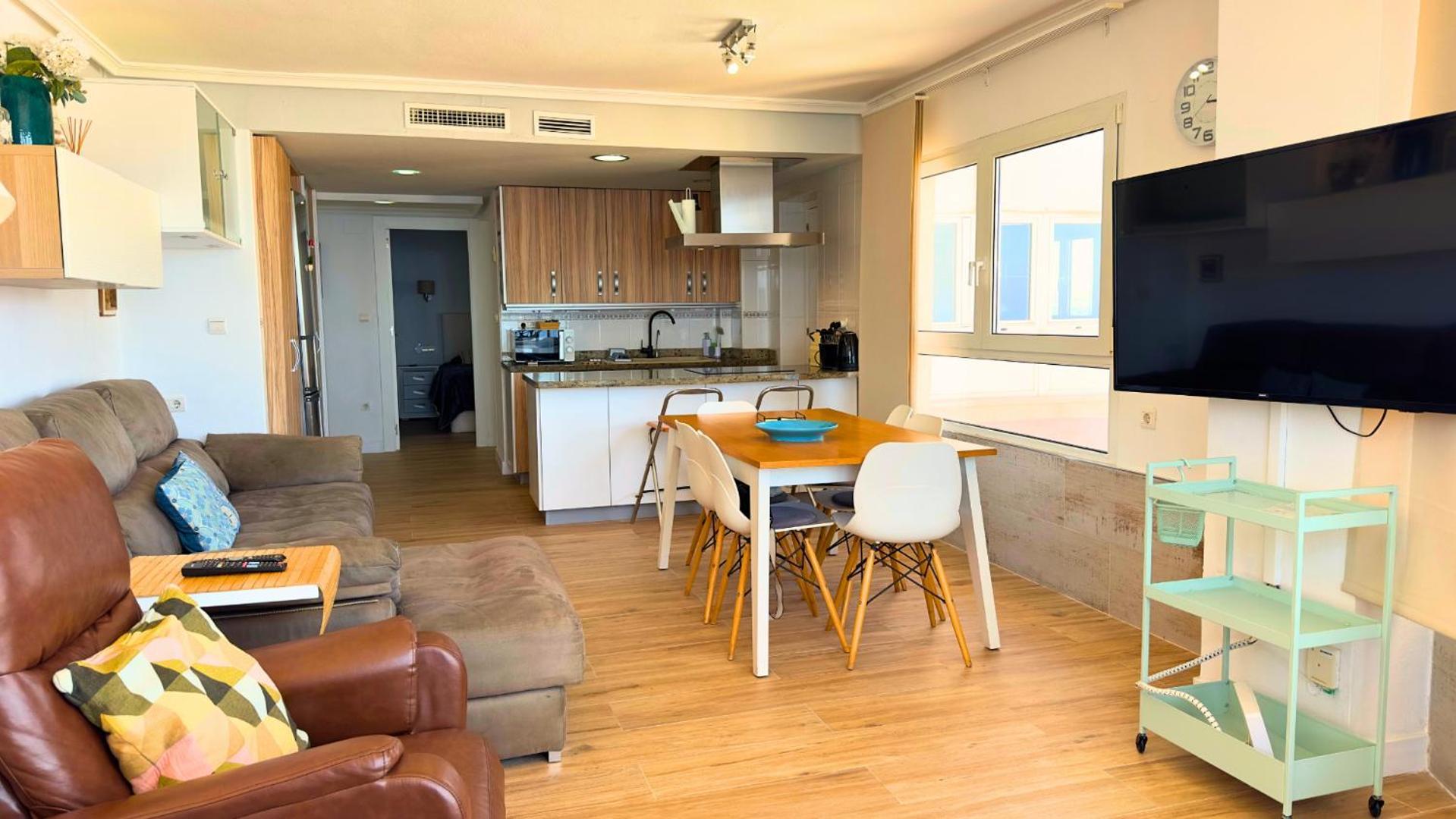 Apartamento Atico A 50M Del Mar. Parking Gratis. A/C El Campello Exterior foto